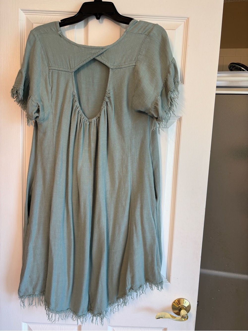 Great condition Aqua Umgee Fringe Short Sleeve Tunic Dress. 1XL. - Picture 2 of 4
